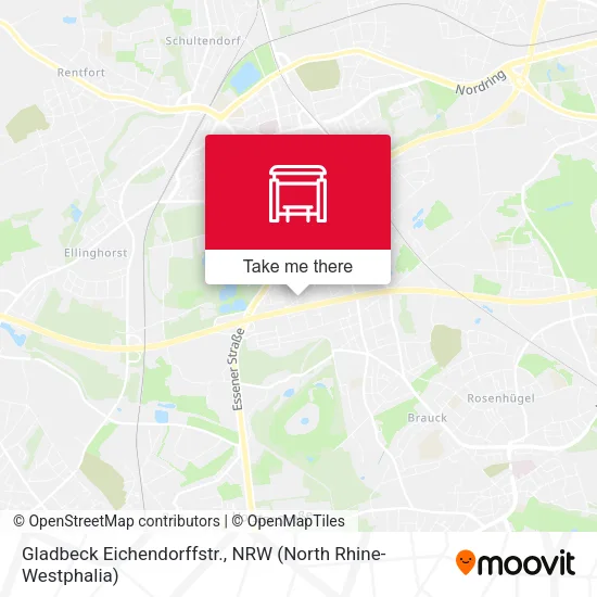 Карта Gladbeck Eichendorffstr.