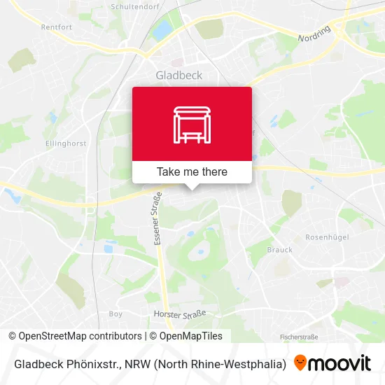 Карта Gladbeck Phönixstr.