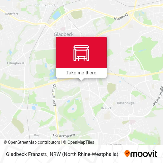 Карта Gladbeck Franzstr.