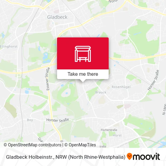 Карта Gladbeck Holbeinstr.