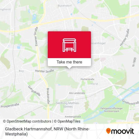 Карта Gladbeck Hartmannshof