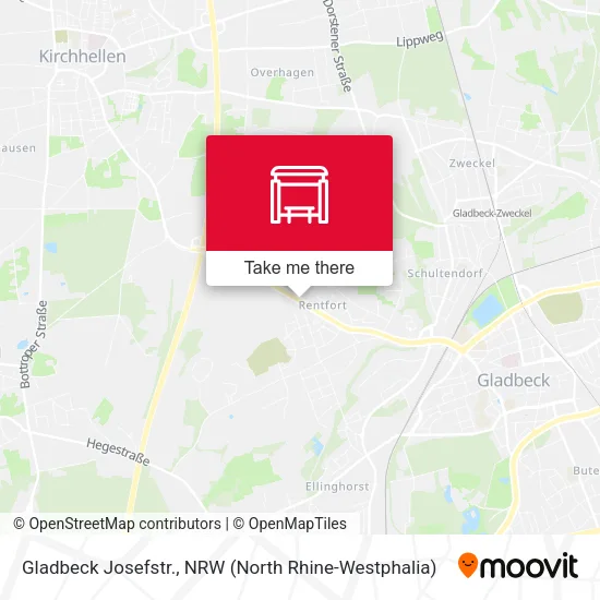 Карта Gladbeck Josefstr.