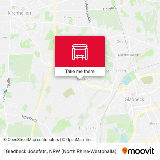 Карта Gladbeck Josefstr.