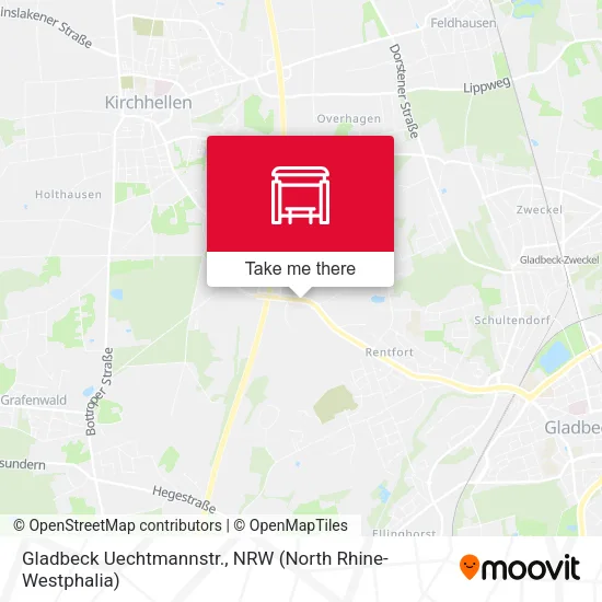 Карта Gladbeck Uechtmannstr.