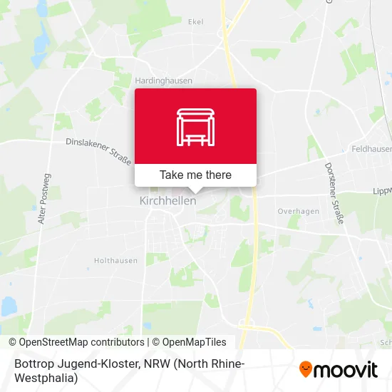 Bottrop Jugend-Kloster map
