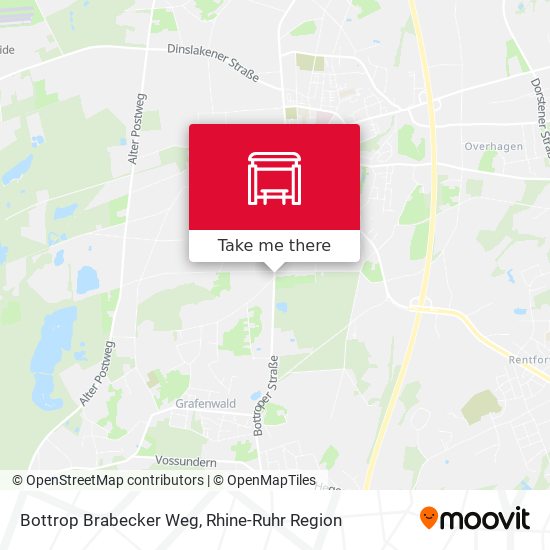 Bottrop Brabecker Weg map