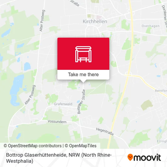 Bottrop Glaserhüttenheide map
