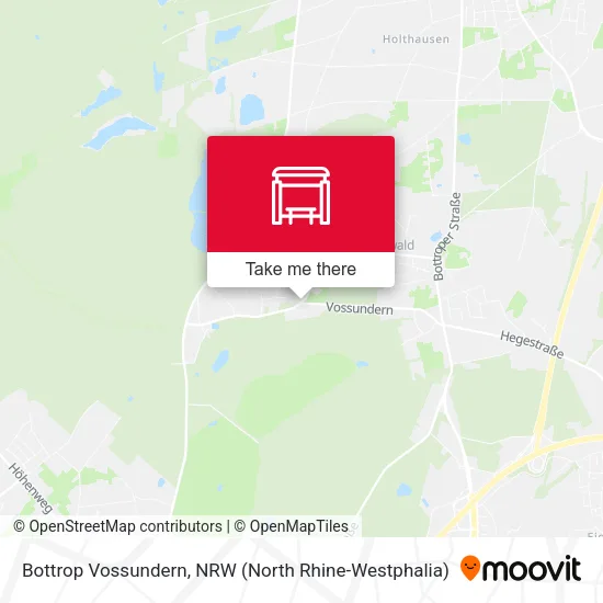 Карта Bottrop Vossundern