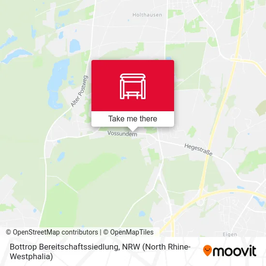 Bottrop Bereitschaftssiedlung map