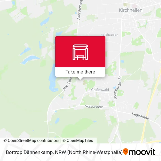 Bottrop Dännenkamp map