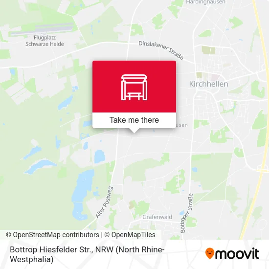 Карта Bottrop Hiesfelder Str.