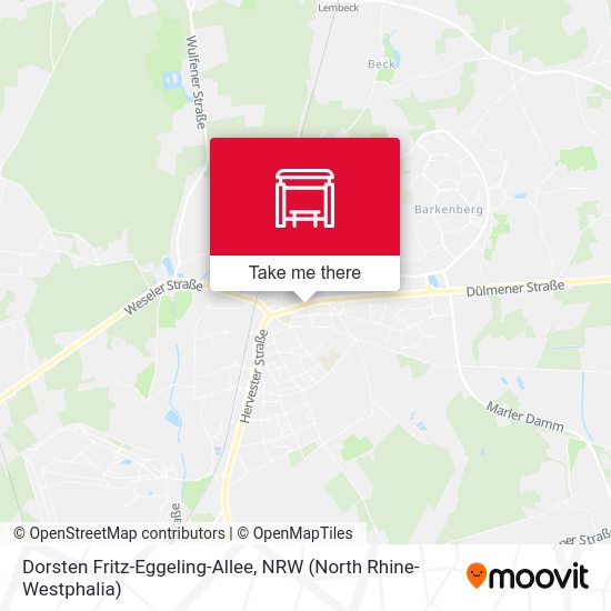 Dorsten Fritz-Eggeling-Allee map