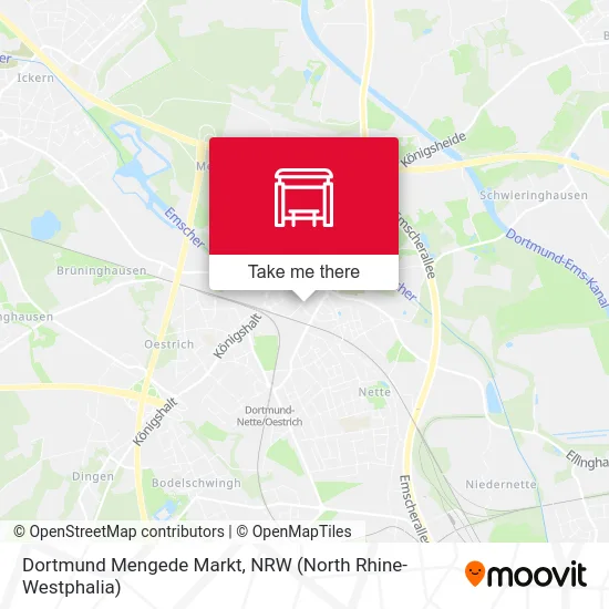 Dortmund Mengede Markt map