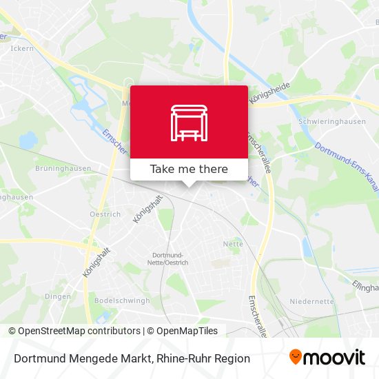 Dortmund Mengede Markt map