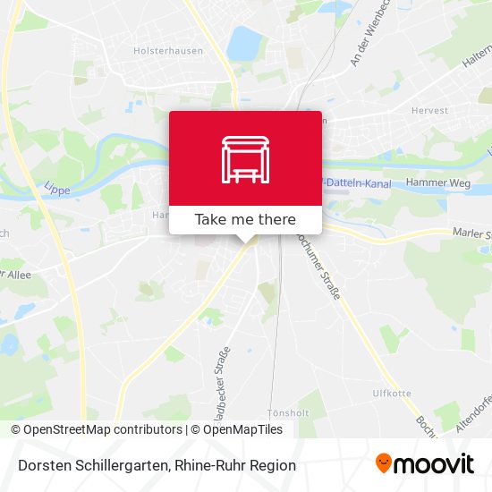 Dorsten Schillergarten map