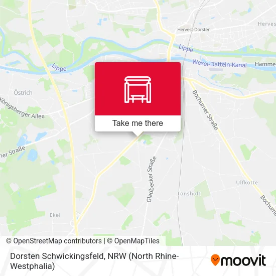 Карта Dorsten Schwickingsfeld