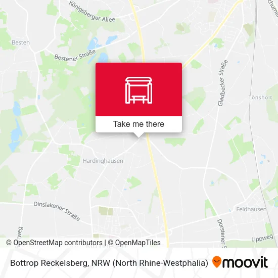 Bottrop Reckelsberg map