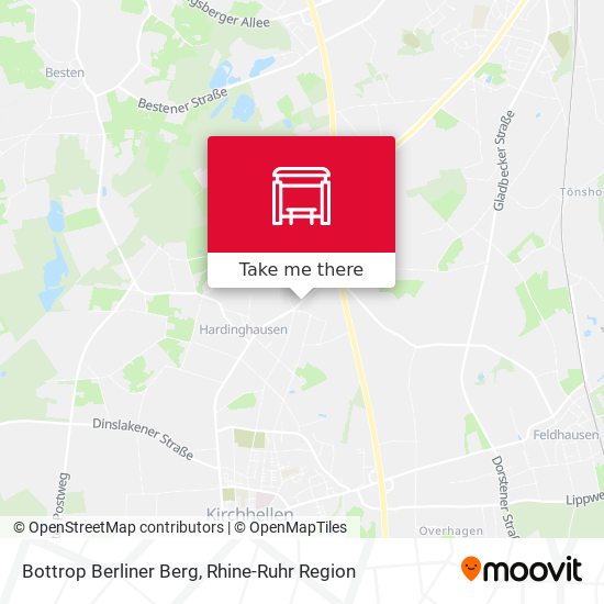 Bottrop Berliner Berg map