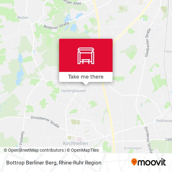 Bottrop Berliner Berg map
