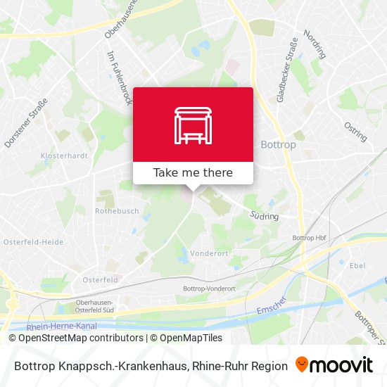 Bottrop Knappsch.-Krankenhaus map