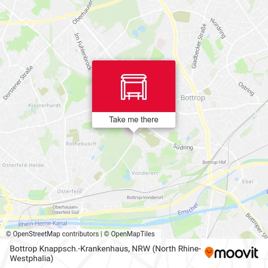 Bottrop Knappsch.-Krankenhaus map