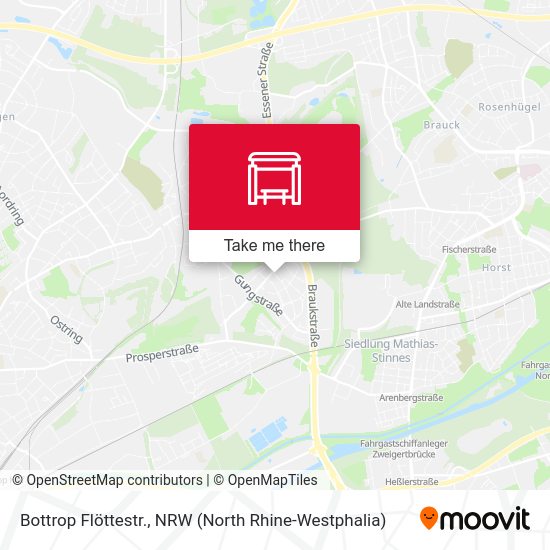 Bottrop Flöttestr. map
