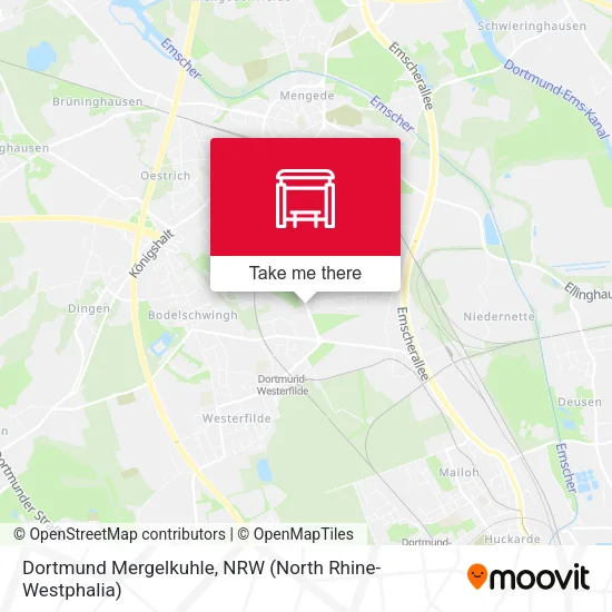 Карта Dortmund Mergelkuhle