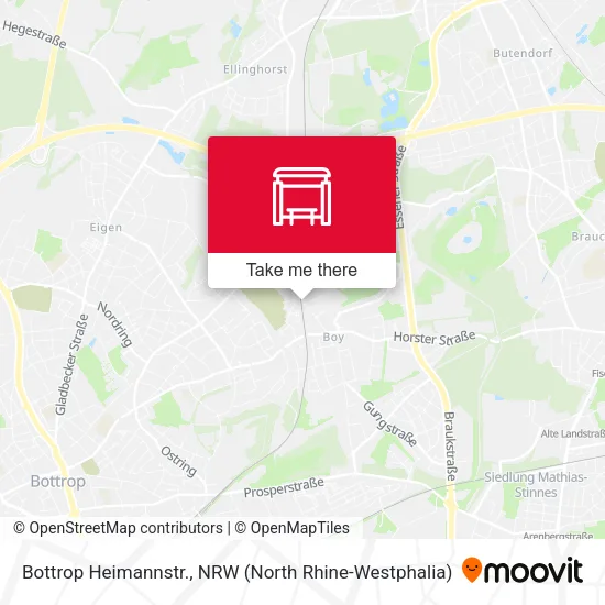 Карта Bottrop Heimannstr.