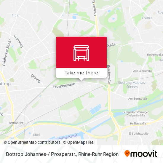 Bottrop Johannes-/ Prosperstr. map