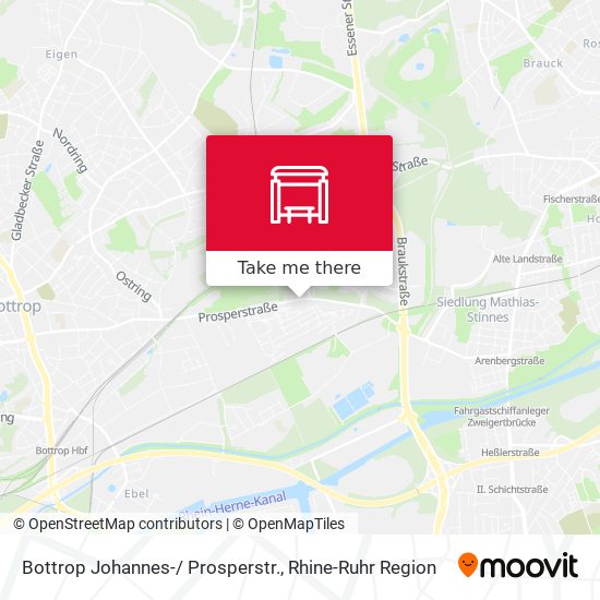 Bottrop Johannes-/ Prosperstr. map