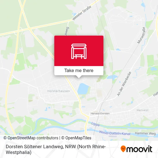 Dorsten Söltener Landweg map