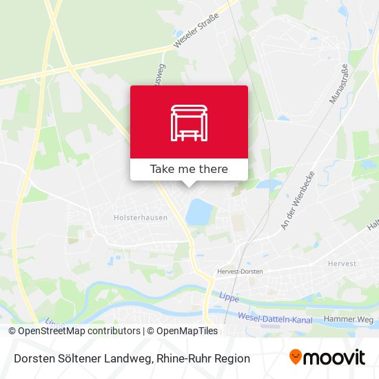Dorsten Söltener Landweg map