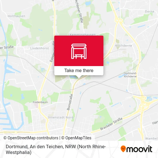 Карта Dortmund, An den Teichen