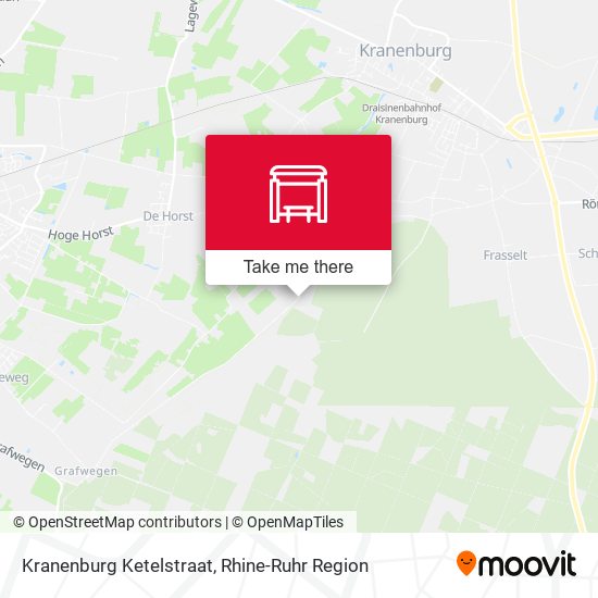 Kranenburg Ketelstraat map