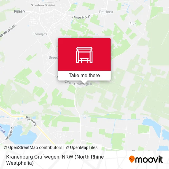 Kranenburg Grafwegen map