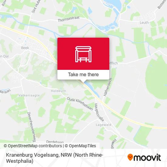 Карта Kranenburg Vogelsang