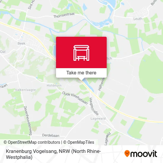 Карта Kranenburg Vogelsang