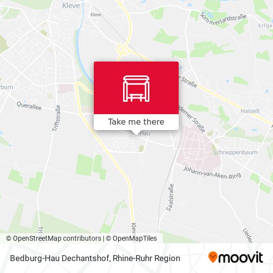 Bedburg-Hau Dechantshof map