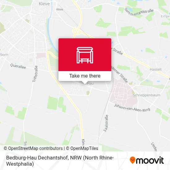 Bedburg-Hau Dechantshof map