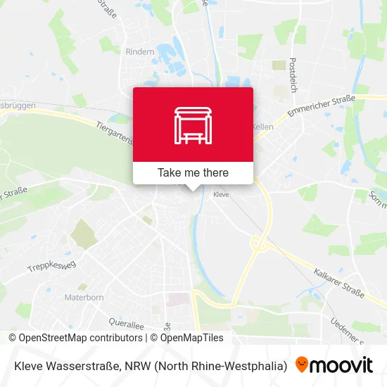 Карта Kleve Wasserstraße