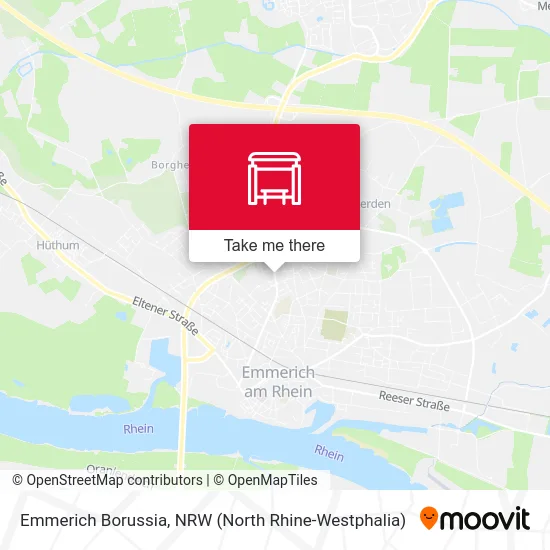 Emmerich Borussia map