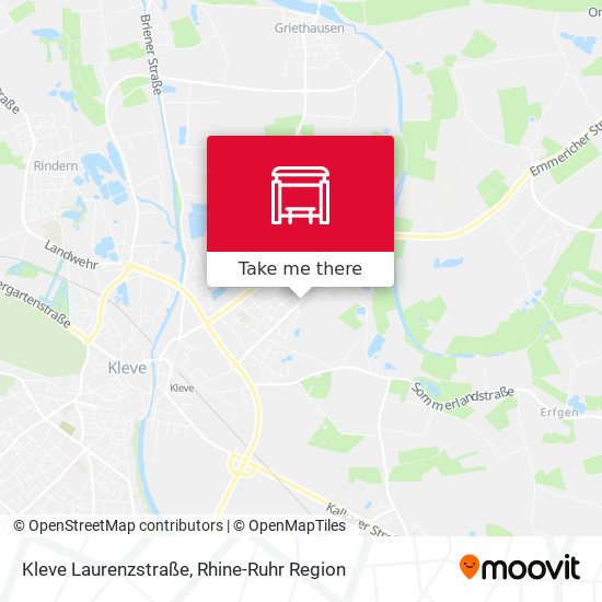 Kleve Laurenzstraße map