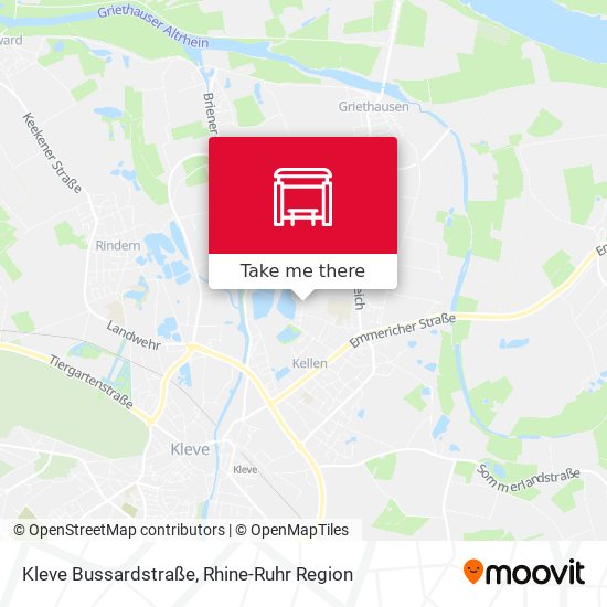 Kleve Bussardstraße map