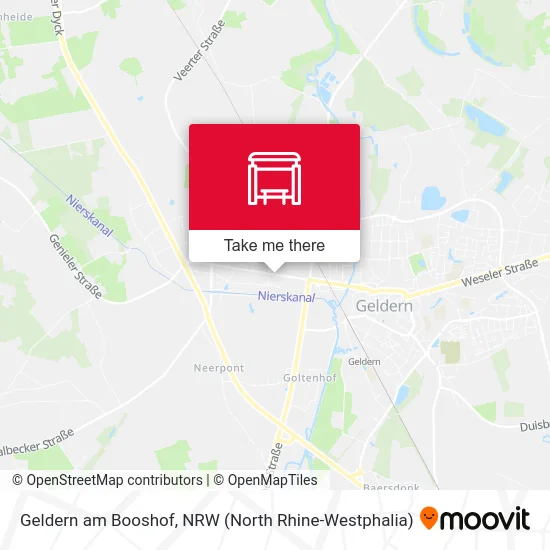 Карта Geldern am Booshof