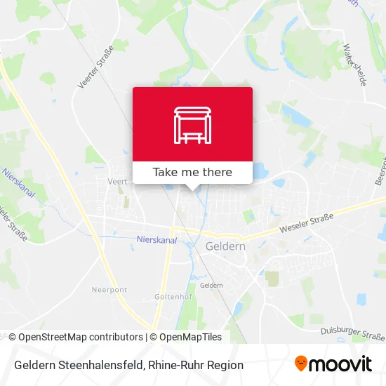Карта Geldern Steenhalensfeld