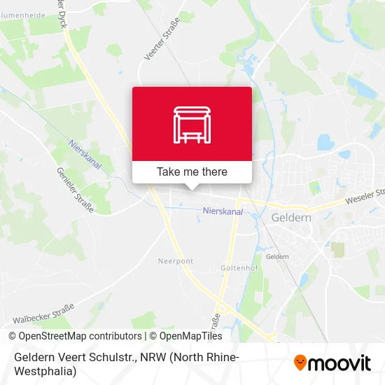Карта Geldern Veert Schulstr.