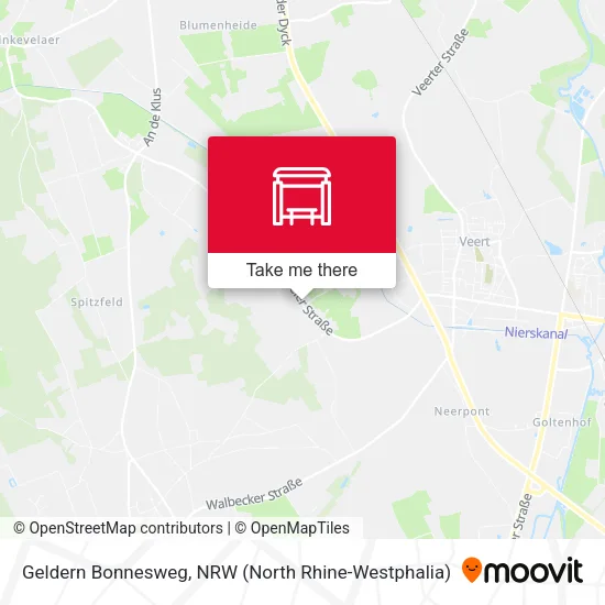 Карта Geldern Bonnesweg