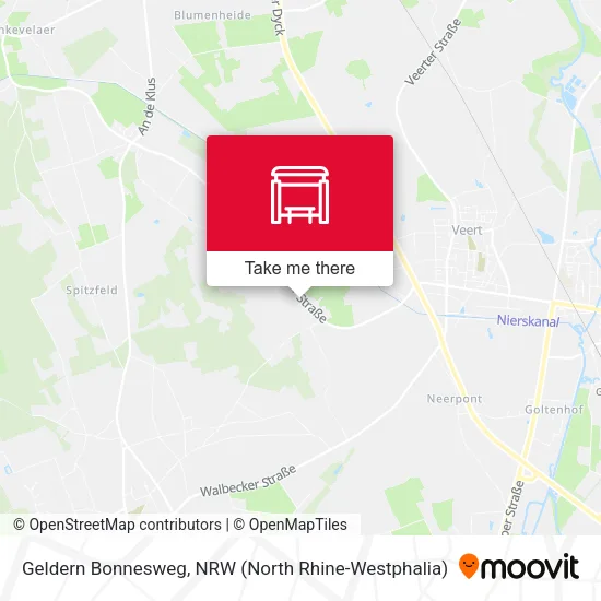 Карта Geldern Bonnesweg