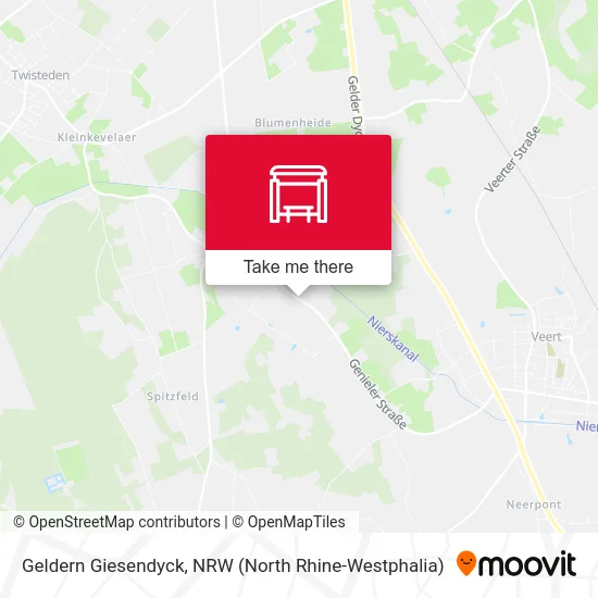 Geldern Giesendyck map