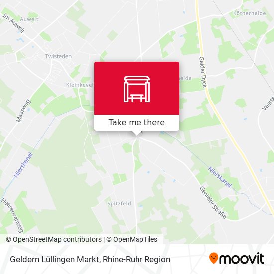 Geldern Lüllingen Markt map